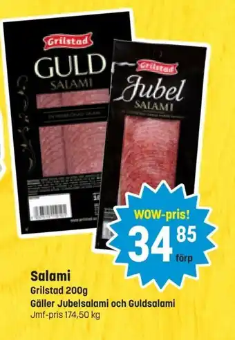 Eurocash Salami Grillstad 200g tilbud