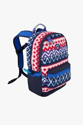 Kids/ ryggsekk i jacquard med imitert saueskinn