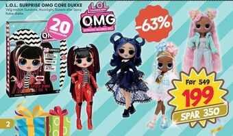 Extra Leker L.o.l. surprise omg core dukke tilbud