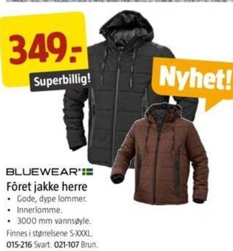 Jula Fôret Jakke Herre tilbud