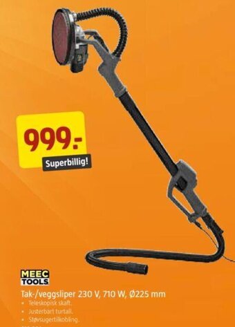 Jula Tak-/Veggsliper 230V, 710 W, ø225mm tilbud