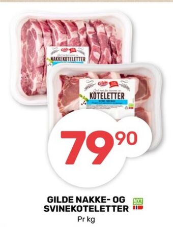 Coop Marked Gilde nakkekoteletter tilbud