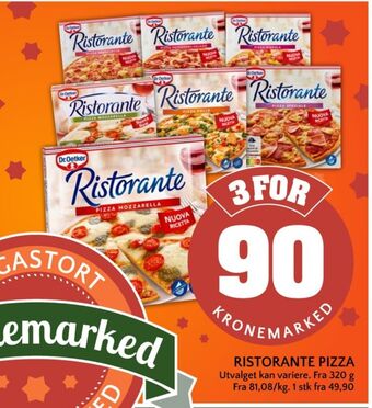 Coop Mega Ristorante pizza tilbud