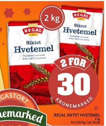 Coop Mega Regal hvetemel tilbud