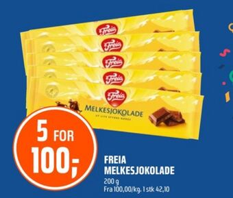 Coop Obs Melkesjokolade sjokoladeplate tilbud