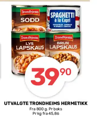 Matkroken Utvalgte Trondheims Hermetikk tilbud
