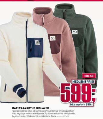 Sport 1 Kari Traa Røthe Midlayer tilbud