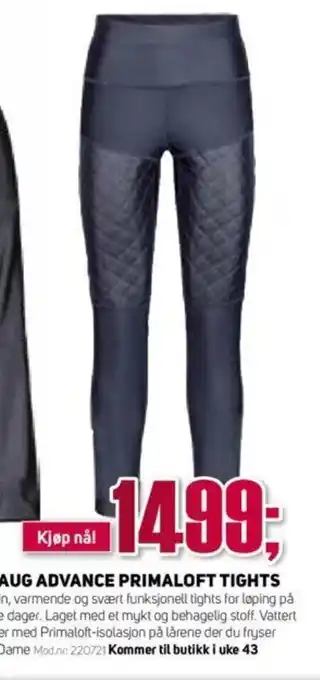 Sport 1 Johaug Advance Primaloft Tights tilbud