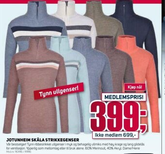 Sport 1 Jotunheim Skåla Strikkegenser tilbud