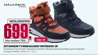 Sport 1 Jotunheim Tvindehaugen Vintersko Jr tilbud