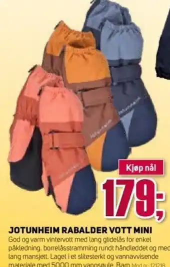 Sport 1 Jotunheim Rabalder Vott Mini tilbud