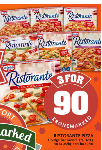 Coop Mega Ristorante Pizza tilbud