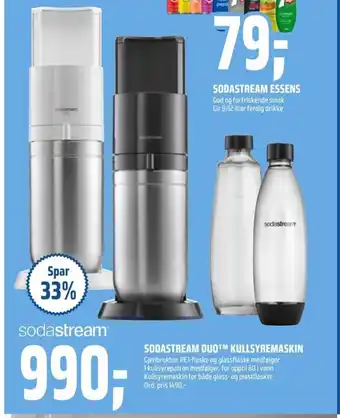 Coop Obs Sodastream Duo Kullsyremaskin tilbud