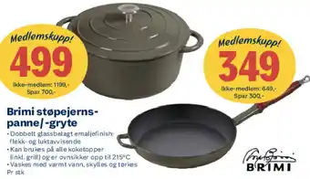 Coop Extra Brimi Støpejernspanne/-Gryte tilbud