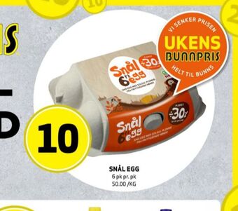 Bunnpris Snål egg tilbud