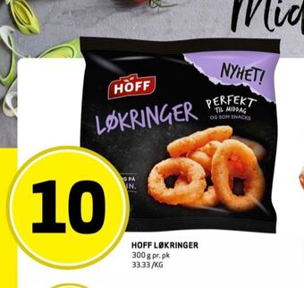 Bunnpris Hoff løkringer tilbud