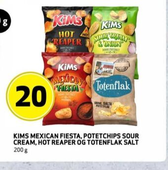 Bunnpris Kims chips tilbud