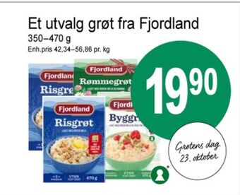 Joker Fjordland grøt tilbud