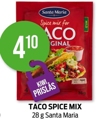 Kiwi Santa maria kryddermix tilbud