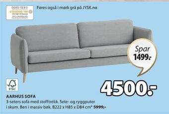 JYSK Aarhus sofa tilbud