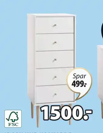 JYSK Idomlund kommode tilbud