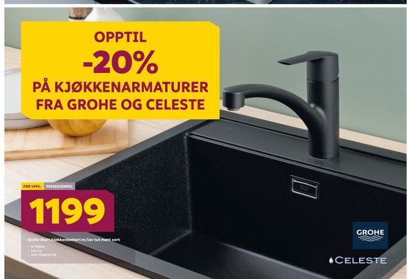 Grohe Kjokkenbatteri () Grohe Kjokkenbatteri