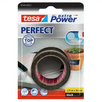 Panduro Tesa extra vevteip 38mm svart tilbud