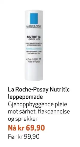 Apotek 1 La roche-posay nutritic leppepomade tilbud