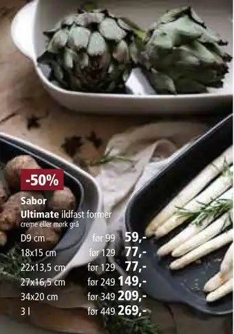 Kitch'n Sabor ultimate ildfast former tilbud