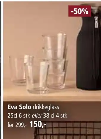 Kitch'n Eva solo drikkeglass tilbud