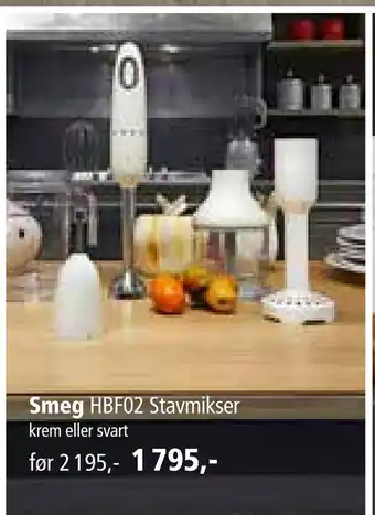 Kitch'n Smeg hbf02 stavmikser tilbud