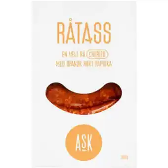 Meny Råtass rå chorizo tilbud