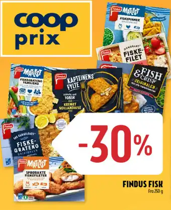 Coop Prix Findus Fish tilbud
