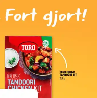 Coop Prix Toro Indisk Tandoori Kit 286 g tilbud