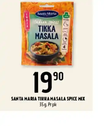 Coop Prix Santa Maria Tikka Masala Spice Mix tilbud