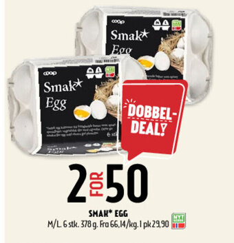 Coop Prix Smak Egg tilbud