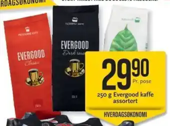 CC Mat 250g Evergood Kaffe Assortert tilbud