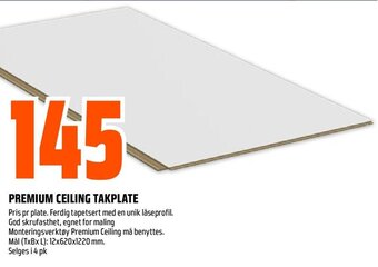 Obs Bygg Premium Ceiling Takplate tilbud