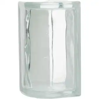 Megaflis Glass block - cloudy clear corner tilbud