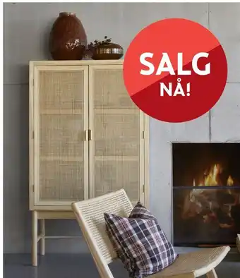 Bohus Bali vitrineskap tilbud