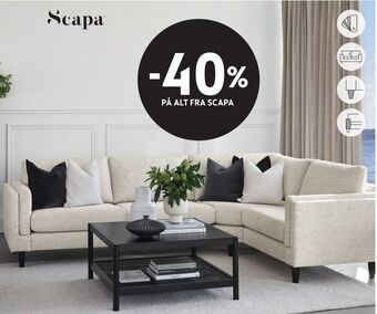 Bohus Iconnect hjørnesofa tilbud
