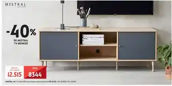 Bohus Mistral av tv-benk 905 tilbud