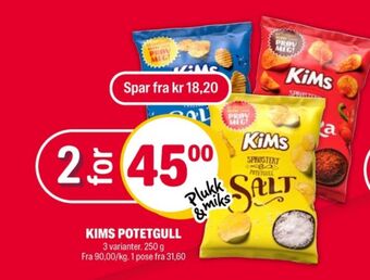 Coop Extra Kims chips tilbud