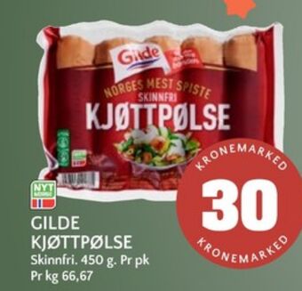 Coop Mega Gilde kjøttpølser tilbud