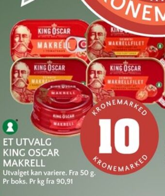 Coop Mega King oscar makrell tilbud