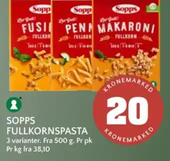 Coop Mega Sopps pasta tilbud