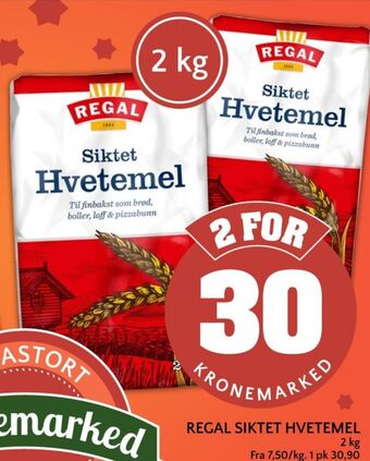 Coop Mega Regal hvetemel tilbud