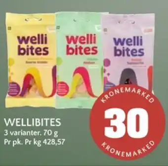 Coop Mega Wellibites godterier tilbud