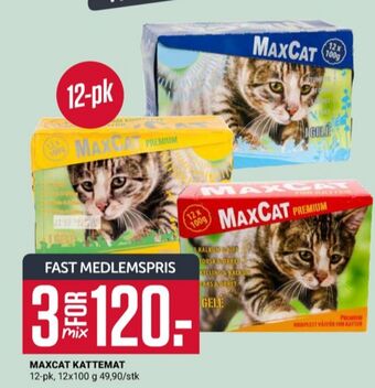 Europris Maxcat kattemat tilbud