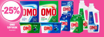 Coop Extra Omo Tøyvask tilbud